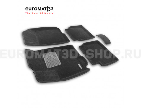 Текстильные 3D коврики Euromat3D Business в салон для Chevrolet Aveo (2006-2012) № EMC3D-001511 Текстильные 3D коврики Euromat3D Business в салон для Chevrolet Aveo (2006-2012) № EMC3D-001511