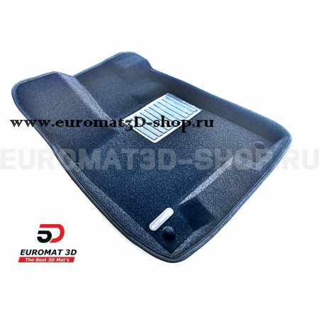Текстильные 3D коврики Euromat3D Business в салон для Acura MDX (2014-) № EMC3D-000002