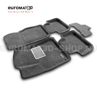 Текстильные 3D коврики Euromat3D Lux в салон для Audi Q7 (2015-) № EM3D-001108G Серые Текстильные 3D коврики Euromat3D Lux в салон для Audi Q7 (2015-) № EM3D-001108G Серые