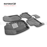 Текстильные 3D коврики Euromat3D Lux в салон для Mercedes GL-Class (X164) (2006-2012) № EM3D-003501G Серые Текстильные 3D коврики Euromat3D Lux в салон для Mercedes GL-Class (X164) (2006-2012) № EM3D-003501G Серые