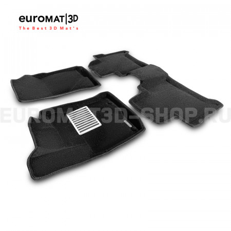 Текстильные 3D коврики Euromat3D Lux в салон для Toyota Fortunner (2017-) № EM3D-005102 Текстильные 3D коврики Euromat3D Lux в салон для Toyota Fortunner (2017-) № EM3D-005102