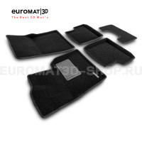 Текстильные 3D коврики Euromat3D Premium в салон для Mercedes G-Class (W463) (1990-2017) № EMPR3D-003512