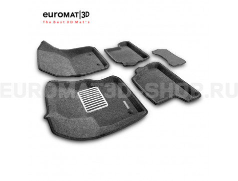 Текстильные 3D коврики Euromat3D Lux в салон для Ford Focus 3 (2011-) № EM3D-002207G Серые Текстильные 3D коврики Euromat3D Lux в салон для Ford Focus 3 (2011-) № EM3D-002207G Серые