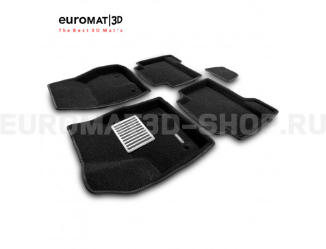 Текстильные 3D коврики Euromat3D Lux в салон для Ford Kuga (2008-2012) № EM3D-002208 Текстильные 3D коврики Euromat3D Lux в салон для Ford Kuga (2008-2012) № EM3D-002208