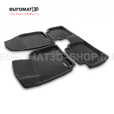 3D коврики Euromat3D EVA в салон для Kia Cerato (2013-2018) № EM3DEVA-002921