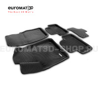 3D коврики Euromat3D EVA в салон для Audi Q7 (2015-) № EM3DEVA-001108