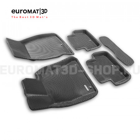 3D коврики Euromat3D EVA в салон для Genesis G70 (2018-) № EM3DEVA-001403