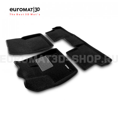 Текстильные 3D коврики Euromat3D Business в салон для Opel Grandland X (2017-) № EMC3D-003907