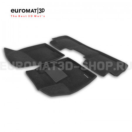 Текстильные 3D коврики Euromat3D Business в салон для Haval H7 (2024-) № EMC3D-001445