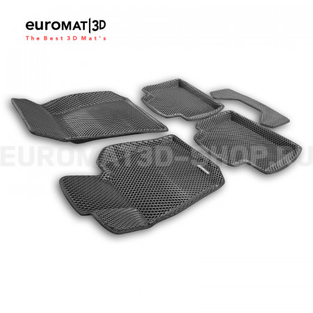 3D коврики Euromat3D EVA в салон для Bmw 3 (G20) Long (2019-) № EM3DEVA-001229